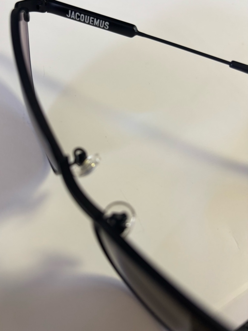 Jacquemus Black Frame Blue Lens Slim Oval Sunglasses 
Unisex - Picture 2 of 13